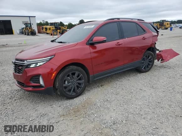 2023 Chevrolet Equinox RS с VIN 3GNAXMEG0PS129556, выставлен на аукционе Copart как лот 80293885 с пробегом 48 997 миль миль и Списание • Salvage title. История ставок и продаж доступна на DreamBid. Изображение 1.