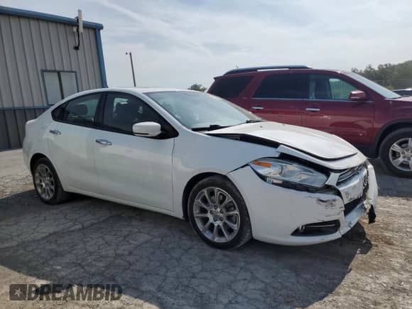 2015 Dodge Dart Limited with VIN 1C3CDFCB2FD243574, listed as a Copart auction lot 68755485 with 117,826 mi miles and Salvage title. Bid and sale history available at DreamBid. Image 4.