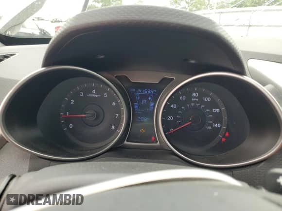 2015 Hyundai Veloster RE:FLEX with VIN KMHTC6AD7FU235596, listed as a Copart auction lot 55461305 with 141,636 mi miles and Salvage title. Bid and sale history available at DreamBid. Image 9.