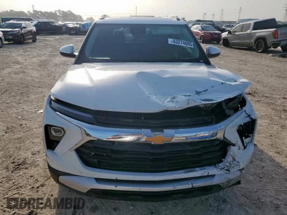 2024 Chevrolet TrailBlazer LT с VIN KL79MPS23RB145390, выставлен на аукционе Copart как лот 63274695 с пробегом 9 856 миль миль и Списание • Salvage title. История ставок и продаж доступна на DreamBid. Изображение 5.