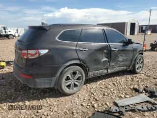 2016 Hyundai Santa Fe SE with VIN KM8SMDHF7GU143216, listed as a Copart auction lot 80144195 with 122,010 mi miles and Salvage title. Bid and sale history available at DreamBid. Image 3.