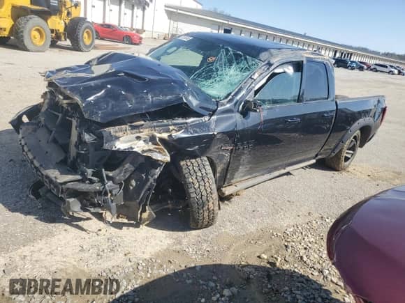 2016 Ram 1500 Sport with VIN 1C6RR7HT2GS102782, listed as a Copart auction lot 52155345 with 196,454 mi miles and Salvage title. Bid and sale history available at DreamBid. Image 1.