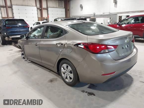 2016 Hyundai Elantra SE with VIN 5NPDH4AE8GH786820, listed as a IAAI auction lot 43503112 with 194,454 mi miles and . Bid and sale history available at DreamBid. Image 3.