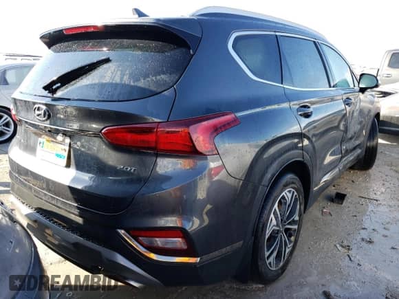 2020 Hyundai Santa Fe Limited with VIN 5NMS53AA5LH194645, listed as a Copart auction lot 63310642 with Not provided miles and . Bid and sale history available at DreamBid. Image 4.