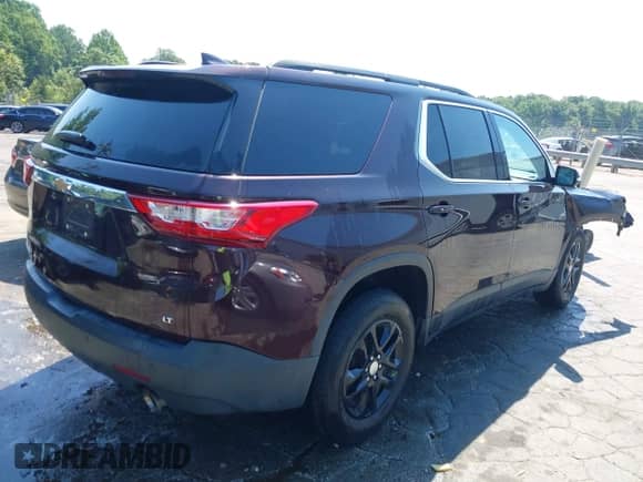 2019 Chevrolet Traverse LT Cloth with VIN 1GNERGKW1KJ192748, listed as a IAAI auction lot 42794301 with 121,333 mi miles and . Bid and sale history available at DreamBid. Image 4.