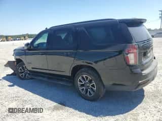2021 Chevrolet Tahoe Z71 z VIN 1GNSKPKDXMR130937, wystawiony jako Copart lot #71021095 z przebiegiem 84 131 mil mil oraz Szkoda całkowita • Salvage title. Historia ofert i sprzedaży dostępna na DreamBid. Obrazek 2.