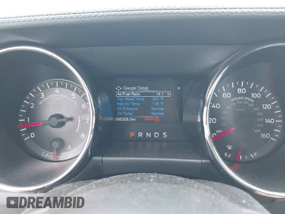 2017 Ford Mustang GT with VIN 1FA6P8CF9H5289985, listed as a IAAI auction lot 42953008 with 56,328 mi miles and . Bid and sale history available at DreamBid. Image 7.