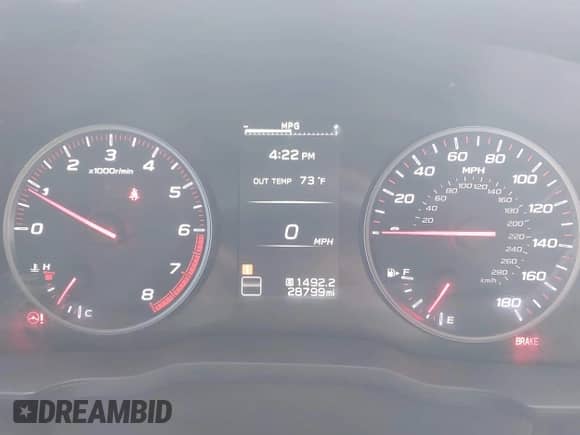 2023 Subaru WRX Premium with VIN JF1VBAF69P9811809, listed as a IAAI auction lot 42161793 with 28,799 mi miles and . Bid and sale history available at DreamBid. Image 7.