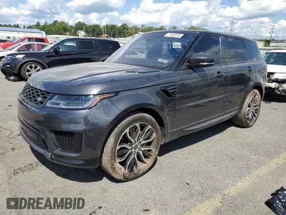 2021 Land Rover Range Rover Sport HSE Silver Edition with VIN SALWR2SU9MA749951, listed as a Copart auction lot 71462205 with 80,325 mi miles and Salvage title. Bid and sale history available at DreamBid. Image 1.