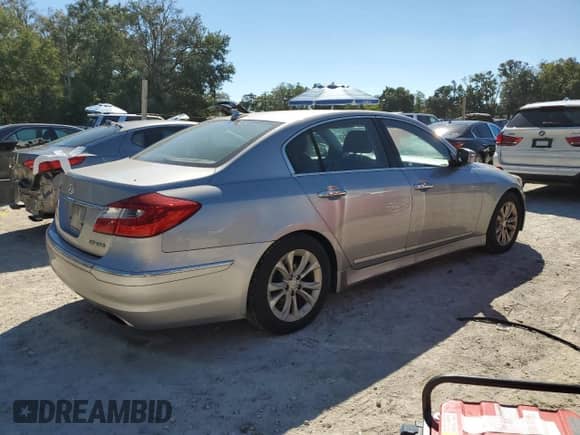 2013 Hyundai Genesis 3.8L с VIN KMHGC4DD4DU230001, выставлен на аукционе Copart как лот 87024725 с пробегом 149 913 миль миль и Списание • Salvage title. История ставок и продаж доступна на DreamBid. Изображение 3.