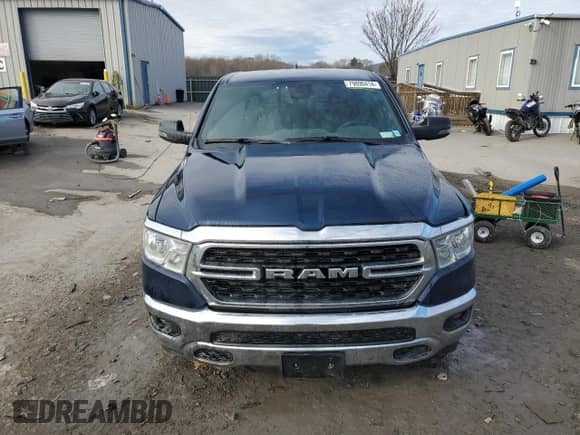 2024 Ram 1500 Big Horn with VIN 1C6SRFBT3RN207031, listed as a Copart auction lot 79890414 with 22,413 mi miles and Salvage title. Bid and sale history available at DreamBid. Image 5.