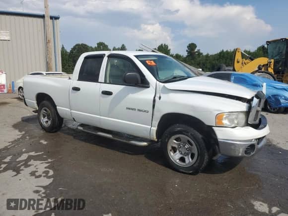 2005 Dodge 1500 SLT with VIN 1D7HA18NX5S360349, listed as a Copart auction lot 68616605 with Not provided miles and Salvage title. Bid and sale history available at DreamBid. Image 4.