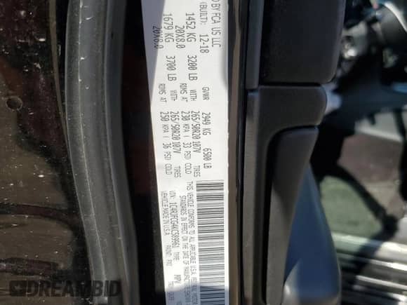 2019 Jeep Grand Cherokee High Altitude z VIN 1C4RJFCG4KC589961, wystawiony jako Copart lot #81119085 z przebiegiem 56 978 mil mil oraz Szkoda całkowita • Salvage title. Historia ofert i sprzedaży dostępna na DreamBid. Obrazek 13.
