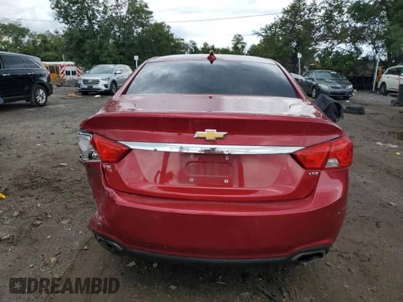 2015 Chevrolet Impala LTZ with VIN 2G1165S34F9152636, listed as a Copart auction lot 80063245 with 127,379 mi miles and Salvage title. Bid and sale history available at DreamBid. Image 6.
