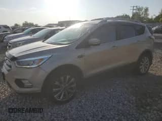 2017 Ford Escape Titanium with VIN 1FMCU9J92HUA66052, listed as a Copart auction lot 80910655 with 137,640 mi miles and Clean title. Bid and sale history available at DreamBid. Image 1.