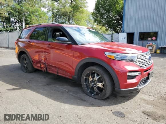 2020 Ford Explorer Platinum with VIN 1FM5K8HC5LGA17820, listed as a Copart auction lot 69290295 with 40,732 mi miles and Salvage title. Bid and sale history available at DreamBid. Image 4.
