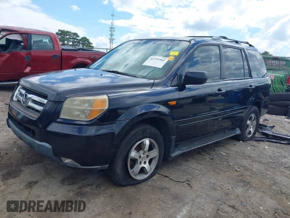 2006 Honda Pilot EX-L z VIN 5FNYF18536B025377, wystawiony jako IAAI lot #42739941 z przebiegiem 362 896 mil mil oraz . Historia ofert i sprzedaży dostępna na DreamBid. Obrazek 2.