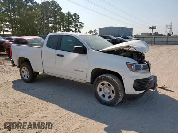 2021 Chevrolet Colorado 2WD Work Truck with VIN 1GCHSBEN3M1198280, listed as a Copart auction lot 71606355 with 95,867 mi miles and Salvage title. Bid and sale history available at DreamBid. Image 4.