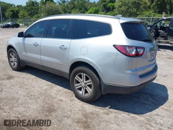 2017 Chevrolet Traverse LT with VIN 1GNKRGKD4HJ201565, listed as a IAAI auction lot 43098424 with 140,230 mi miles and . Bid and sale history available at DreamBid. Image 3.