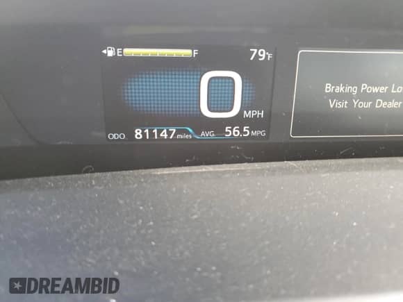 2016 Toyota Prius Three Touring z VIN JTDKARFU7G3525764, wystawiony jako Copart lot #86122375 z przebiegiem 81 147 mil mil oraz Szkoda całkowita • Salvage title. Historia ofert i sprzedaży dostępna na DreamBid. Obrazek 9.