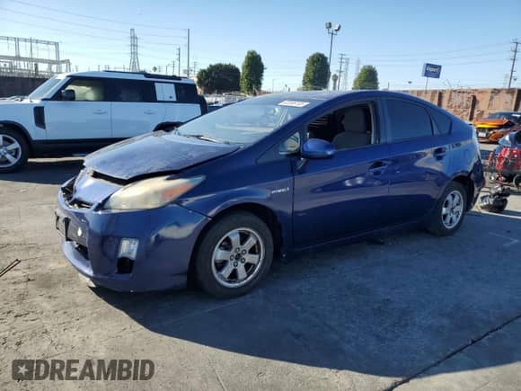 2011 Toyota Prius II with VIN JTDKN3DU1B1435454, listed as a Copart auction lot 82306155 with 183,637 mi miles and Salvage title. Bid and sale history available at DreamBid. Image 1.