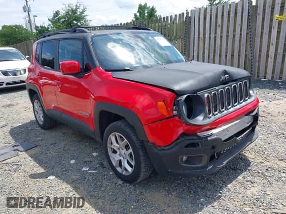 2018 Jeep Renegade Latitude with VIN ZACCJBBB3JPH88983, listed as a IAAI auction lot 42787716 with 126,451 mi miles and . Bid and sale history available at DreamBid. Image 1.