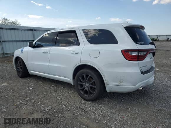 2018 Dodge Durango R/T with VIN 1C4SDJCT9JC198232, listed as a Copart auction lot 72028385 with 173,807 mi miles and Salvage title. Bid and sale history available at DreamBid. Image 2.