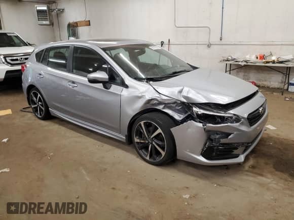 2022 Subaru Impreza Special Sports with VIN 4S3GTAM64N3705500, listed as a Copart auction lot 59776365 with 37,168 mi miles and Salvage title. Bid and sale history available at DreamBid. Image 4.