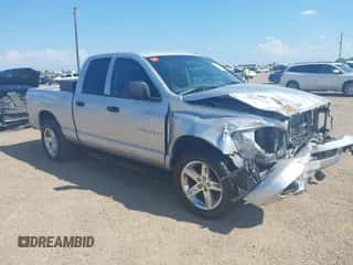 2007 Dodge 1500 SLT with VIN 1D7HA18P87J507021, listed as a IAAI auction lot 43184756 with 129,110 mi miles and . Bid and sale history available at DreamBid. Image 1.