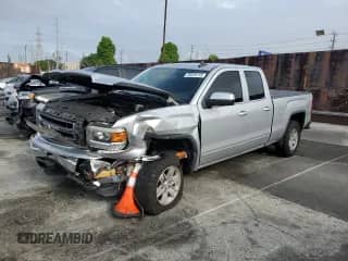 2015 GMC Sierra 1500 SLE with VIN 1GTR1UEC6FZ311225, listed as a Copart auction lot 55639745 with 108,137 mi miles and Salvage title. Bid and sale history available at DreamBid. Image 1.