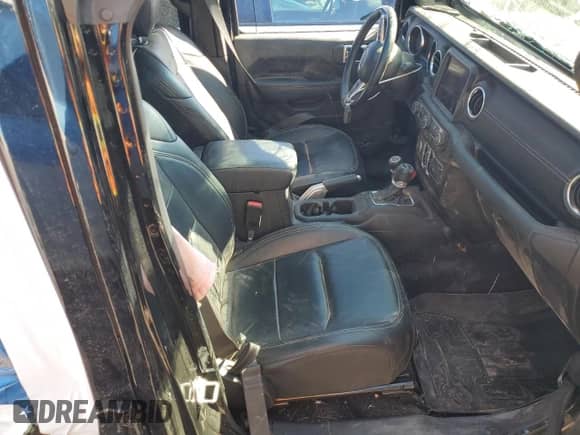 2021 Jeep Wrangler Unlimited Sahara High Altitude with VIN 1C4HJXEG2MW734057, listed as a Copart auction lot 78419394 with 43,567 mi miles and Salvage title. Bid and sale history available at DreamBid. Image 7.