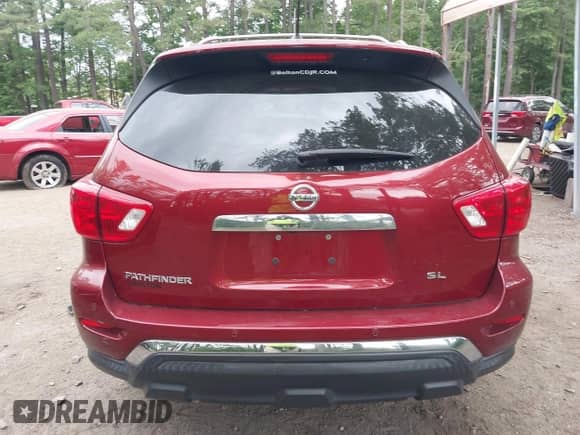 2018 Nissan Pathfinder S with VIN 5N1DR2MNXJC619242, listed as a IAAI auction lot 42436666 with 116,972 mi miles and . Bid and sale history available at DreamBid. Image 16.