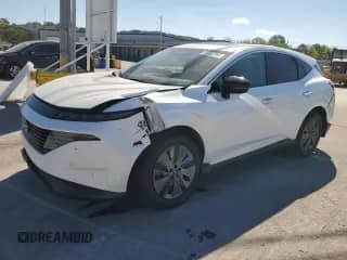 2025 Nissan Murano SL with VIN 5N1AZ3CS3SC129145, listed as a Copart auction lot 86050765 with 5,244 mi miles and Salvage title. Bid and sale history available at DreamBid. Image 1.