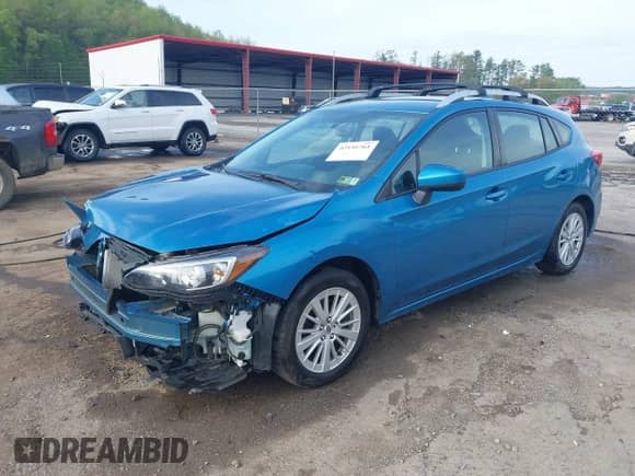 2017 Subaru Impreza Premium with VIN 4S3GTAB60H3726321, listed as a IAAI auction lot 42158761 with 96,802 mi miles and . Bid and sale history available at DreamBid. Image 2.