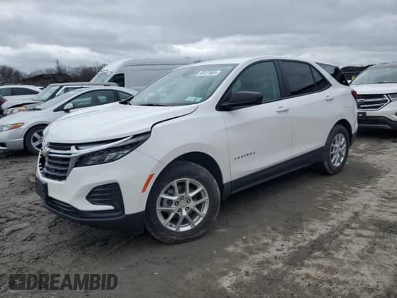 2024 Chevrolet Equinox LS с VIN 3GNAX5EG1RL294356, выставлен на аукционе Copart как лот 48127605 с пробегом 11 164 миль миль и Списание • Salvage title. История ставок и продаж доступна на DreamBid. Изображение 1.