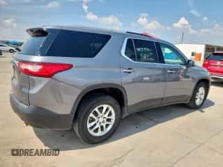 2018 Chevrolet Traverse LT Cloth z VIN 1GNEVGKWXJJ184044, wystawiony jako Copart lot #71991685 z przebiegiem 124 061 mil mil oraz Czysty tytuł • Clean title. Historia ofert i sprzedaży dostępna na DreamBid. Obrazek 3.