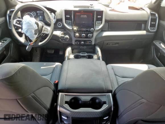 2025 Ram 1500 with VIN 1C6RREMP0SN593230, listed as a Copart auction lot 66152375 with 4,525 mi miles and Salvage title. Bid and sale history available at DreamBid. Image 8.