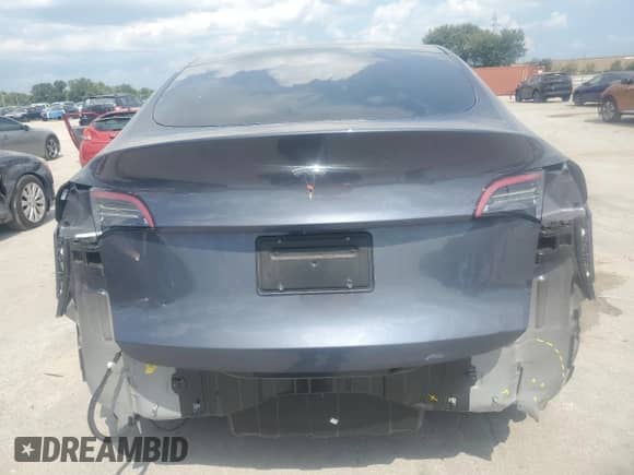 2023 Tesla Model Y with VIN 7SAYGDED6PF960648, listed as a Copart auction lot 67447254 with 18,536 mi miles and Salvage title. Bid and sale history available at DreamBid. Image 6.