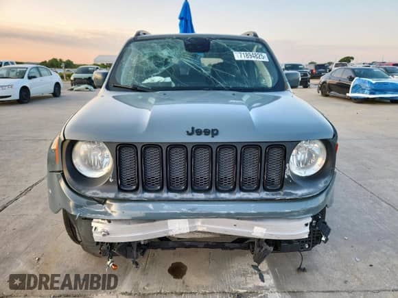 2018 Jeep Renegade Latitude with VIN ZACCJABB6JPH05525, listed as a Copart auction lot 71894825 with 56,774 mi miles and Salvage title. Bid and sale history available at DreamBid. Image 5.