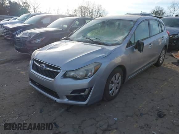 2015 Subaru Impreza 2.0i with VIN JF1GPAA65F9288322, listed as a IAAI auction lot 41336413 with 73,785 mi miles and . Bid and sale history available at DreamBid. Image 2.