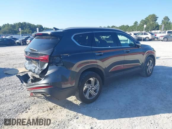 2023 Hyundai Santa Fe SEL with VIN 5NMS24AJ4PH499073, listed as a IAAI auction lot 43130699 with 35,238 mi miles and . Bid and sale history available at DreamBid. Image 4.