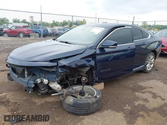 2017 Chevrolet Impala LT with VIN 1G1105S39HU195845, listed as a IAAI auction lot 43157829 with 176,712 mi miles and . Bid and sale history available at DreamBid. Image 2.