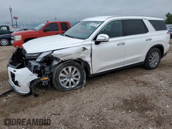 2023 Hyundai Palisade SEL with VIN KM8R2DGE3PU526177, listed as a Copart auction lot 66593254 with 32,165 mi miles and Salvage title. Bid and sale history available at DreamBid. Image 1.