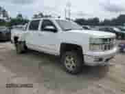 2015 Chevrolet Silverado 1500 LTZ with VIN 3GCUKSEC0FG143710, listed as a Copart auction lot 52581215 with 167,421 mi miles and Salvage title. Bid and sale history available at DreamBid. Image 4.