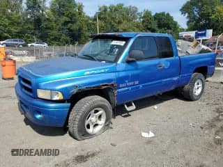 2000 Dodge 1500 with VIN 3B7HF13Z2YM232058, listed as a Copart auction lot 81447845 with Not provided miles and Salvage title. Bid and sale history available at DreamBid. Image 1.