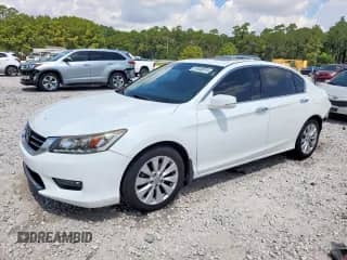 2015 Honda Accord Touring z VIN 1HGCR3F97FA028800, wystawiony jako Copart lot #67448615 z przebiegiem 105 292 mil mil oraz Czysty tytuł • Clean title. Historia ofert i sprzedaży dostępna na DreamBid. Obrazek 1.