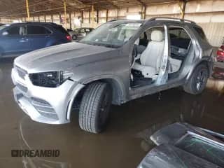 2020 Mercedes-Benz GLE 350 with VIN 4JGFB4JE3LA100688, listed as a Copart auction lot 70576075 with 58,149 mi miles and Salvage title. Bid and sale history available at DreamBid. Image 1.