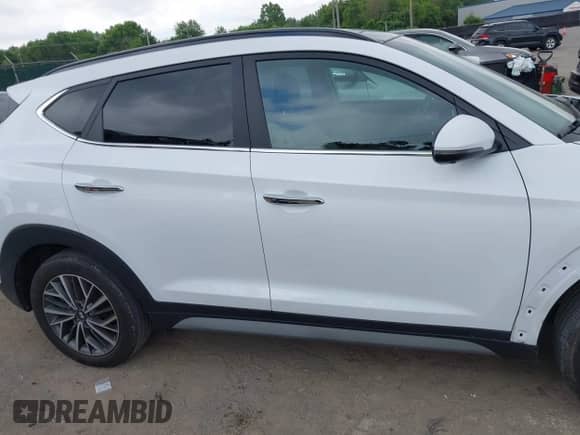 2021 Hyundai Tucson Limited with VIN KM8J3CAL5MU408929, listed as a IAAI auction lot 42651239 with 43,602 mi miles and . Bid and sale history available at DreamBid. Image 14.