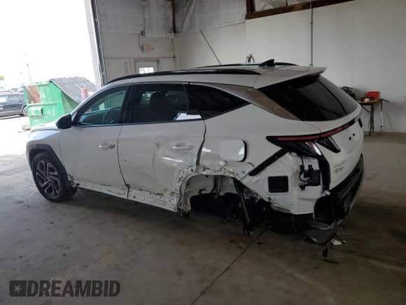 2025 Hyundai Tucson Limited with VIN 5NMJECDE6SH543868, listed as a Copart auction lot 61794765 with 1,328 mi miles and Salvage title. Bid and sale history available at DreamBid. Image 2.