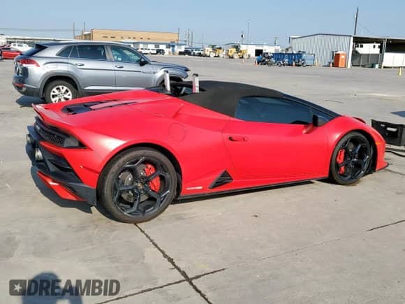 2023 Lamborghini Huracan с VIN ZHWUT5ZF9PLA21574, выставлен на аукционе Copart как лот 53117645 с пробегом 4 562 миль миль и Списание • Salvage title. История ставок и продаж доступна на DreamBid. Изображение 3.